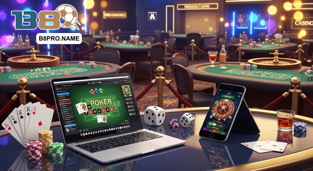 Trải nghiệm live casino trực tuyến tại B8